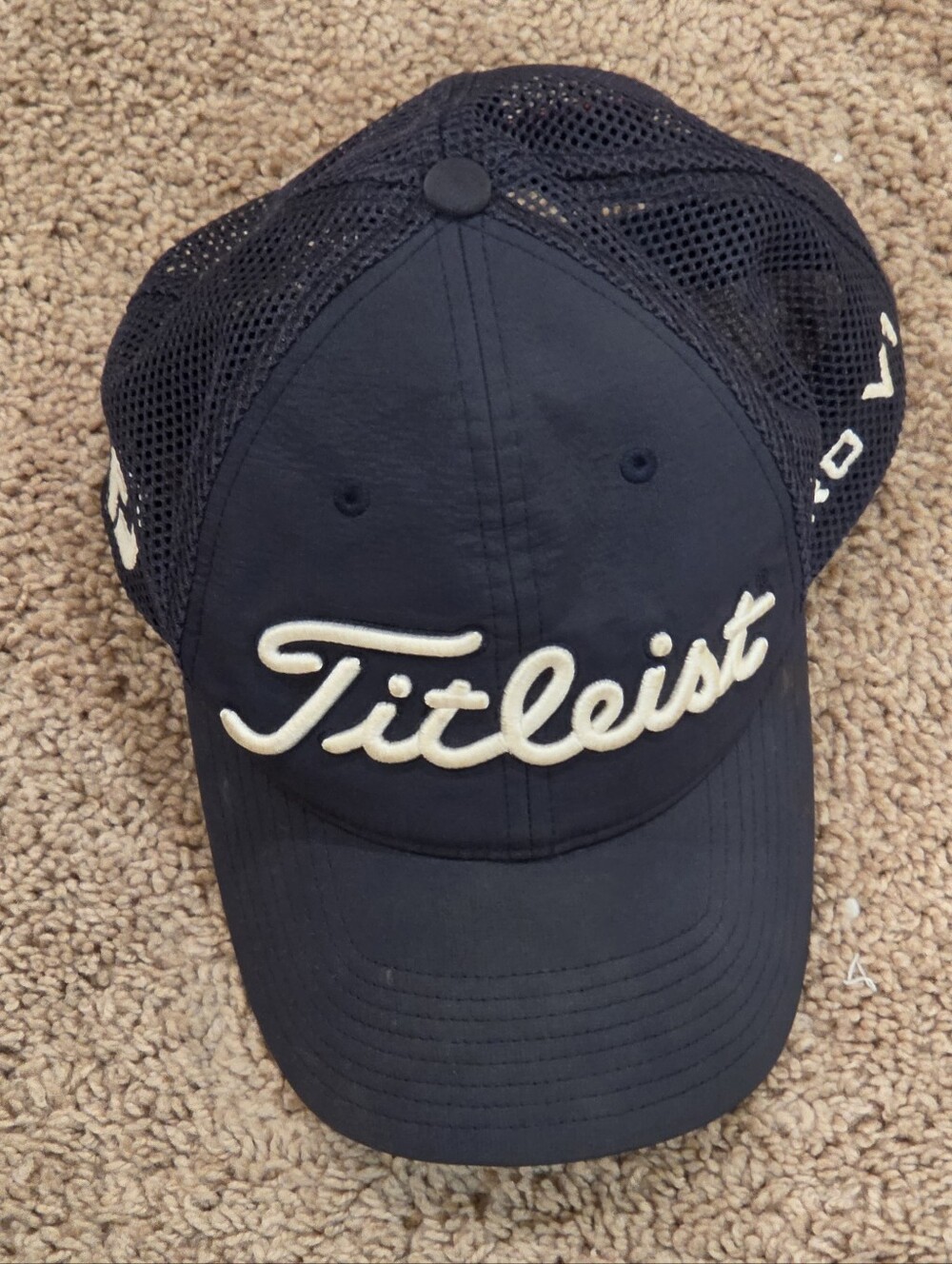Titleist Navy Mesh Back Golf Hat